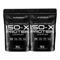 Kit 2x Whey Protein Iso - X Protein Complex 2kg - XPRO Nutrition, Mora