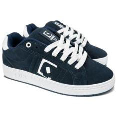 Tênis Qix Combat Suede Marinho Branco-Unissex