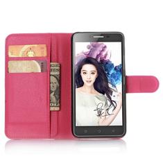 Capa carteira para Lenovo A3690, capa carteira flip de couro PU premium com compartimento para cartão, suporte e fecho magnético [capa interna de TPU à prova de choque] compatível com Lenovo A3690