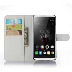 Capa carteira Lenovo VIBE X3, capa carteira flip de couro PU premium com compartimento para cartão, suporte e fecho magnético [capa interna à prova de choque de TPU] Compatível com Lenovo VIBE X3