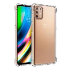 Capinha Silicone Transparente Antichoque Moto G9 Plus - Hrebos