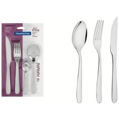Faqueiro Tramontina Inox 16 Peças Havaí, Inox, 16 Peças