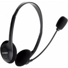 Headset Basic Com Microfone P2 Preto Maxprint