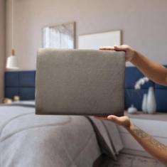 Cabeceira Cama Box Casal Modulos Adesivo Viena - Viena Designer, Marro