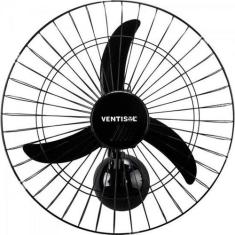Ventilador de Parede Ventisol Oscilante 60cm Aço Preto Bivolt, Preto, 
