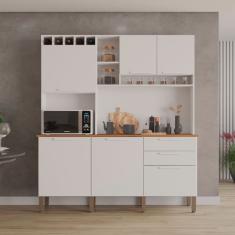 Armário de Cozinha 6 Portas 2 Gavetas New Topázio