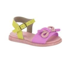 Sandália Molekinha Laço - Infantil-Feminino