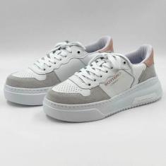 Tênis Bottero Flatform Casual com Camurça Feminino-Feminino