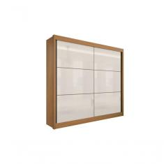 Guarda Roupa Casal 2 Portas 6 Gavetas Cancun-cinamomo-off White Móveis D'doro