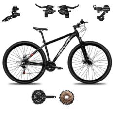 Bicicleta Aro 29 Absolute Nero 5 21v Mtb Indexada Disco Alumínio Suspensão 80mm Transmissão Shimano-Unissex