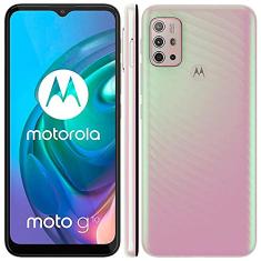 Celular Motorola Moto G10 Branco Floral 64gb Tela 6.5" 4gb Ram Câmera Quádrupla 48mp + 8mp + 2mp + 2mp