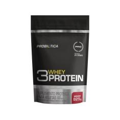Whey Protein 3 Probiótica 825G Morango