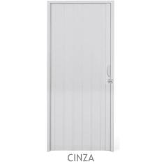 Porta Sanfonada PVC Plastilit 0,70x2,10m Cinza