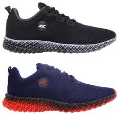 Kit 2 ParesTênis Masculino ASC Para Academia Caminhada Sola Reta KGT2-Masculino