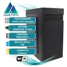 Computador Multipc I5 6ª Geração 16gb 1tb Nvme Wifi Win10pro