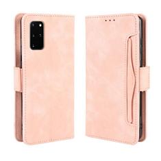 Capa com compartimento para cartão para Samsung Galaxy S20 Plus 5G, capa flip carteira com suporte de couro para Samsung Galaxy S20 Plus 5G, capa magnética retrô para celular, capa carteira com