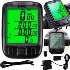 Ciclocomputador Velocímetro Luz Noturna Bike Bicicleta Cor - Bellator