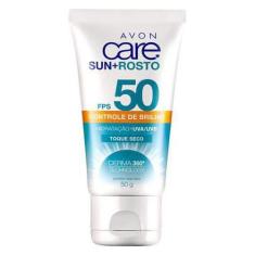 Protetor Solar Avon Care Sun+ Controle De Brilho Fps50 50G