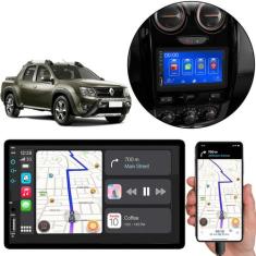 Kit Multimídia Mp5 Duster Oroch 2018-2021 Tela 7 Pol Touch Carplay + C