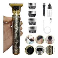 Máquina Elétrica Masculina Recarregável de Cortar Cabelo e Barbear VIN