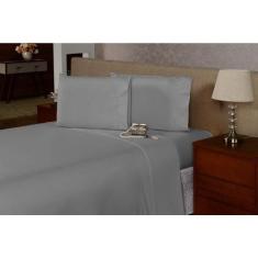 Lençol Queen 40cm Avulso C/ Elástico Percal 180 Fios - Dryka Enxovais,