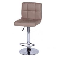 Banqueta Estofada Base Cromada 6609 - OR Design