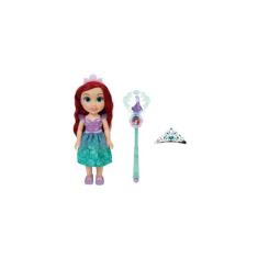 Boneca Princesas Disney Multikids Ariel com Varinha e Tiara - MULTILAS
