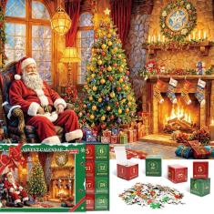 Quebra-cabeça do Calendário do Advento ROCKY&CHAO 2024 Christmas 1008