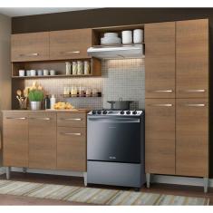 Armário de Cozinha Compacta 229cm Rustic Emilly Pop Madesa 02 XV