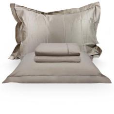 Jogo de Cama Casal 300 Fios Ponto Cheio Lazio  - Kacyumara - Casa K, F