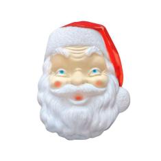 Boneco Natal Rosto Papai Noel Vermelho Taschibra