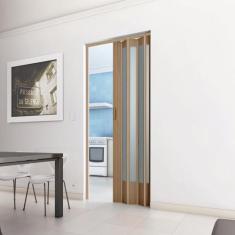 Porta Sanfonada de PVC Translucida 210cm x 60cm Plastporta BCF