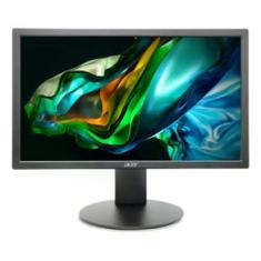Monitor Acer 19,5 Led Hd E200q Bi Vga Hdmi 75hz 6ms Bivolt Preto
