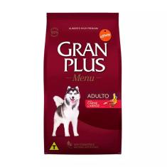 Ração Gran Plus Menu Adultos Raças Médias Carne/Arroz 20Kg