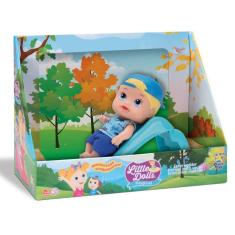 Boneco Little Dolls Playground Menino Com Escorregador