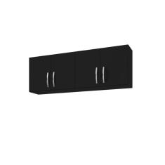 Armário Aéreo Para Cozinha com 4 Portas 160 cm Estrutura MDP