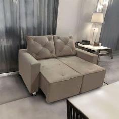 Sofá Retrátil e Reclinável 2 Lugares Bariloche 1.50cm C/ Molas - Veludo