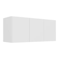 Armário De Cozinha Aéreo 3 Portas Multimóveis Mp2155 Branco Branco