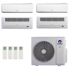 Ar-Condicionado Multi Split Inverter R-32 Gree 42.000 (2x Evap HW 9.000 + 2x Evap Cassete 1 Via 12.000) Quente/Frio 220V