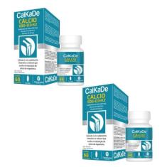Kit 2 Calkade Cálcio + Vitamina D3 + K2 Catarinense 60 Comprimidos