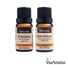 Óleo Essencial Tangerina E Anis Via Aroma Para Aromaterapia