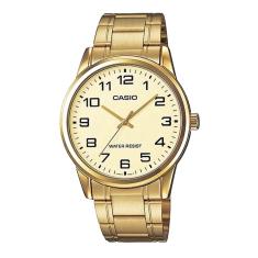 Relógio Casio Masculino Analógico Dourado MTP-V001G-9BUDF