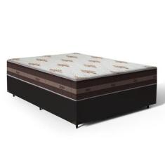 Cama Box Casal + Colchão De Molas - Anjos - Classic Superlastic 138cm 