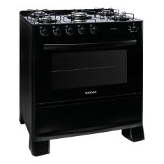 Fogao Suggar de Piso Cook Essence 5 Bocas com Mesa de Vidro