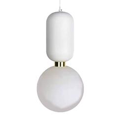 Pendente Tom Metal 24x50cm Branco