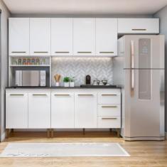 Cozinha Completa 10 Portas 3 Gavetas Atenas - Kaiki Móveis