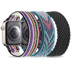 Apple Watch Wizvv Stretchy Nylon Solo Loop 41 mm/45 mm, pacote com 3