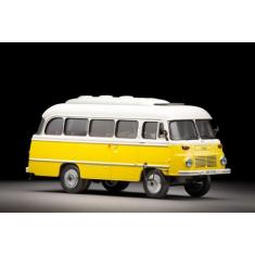 Miniatura onibus alemã antigo ist robur lo 3000 fr 1972 1/43, Amarelo,