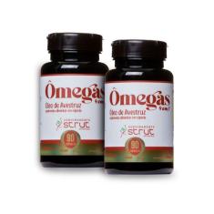2x oleo de avestruz strut 90 caps omega 3 6 7 9 - Genuinamente Strut