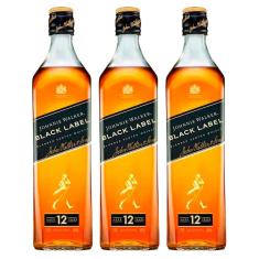 Whisky Black Label 1L 3 Unidades Johnnie Walker